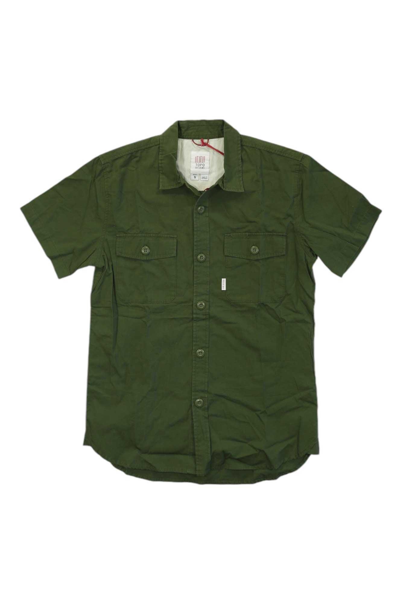 Topo Designs Mens Short Sleeve Field Shirt Topo Designs