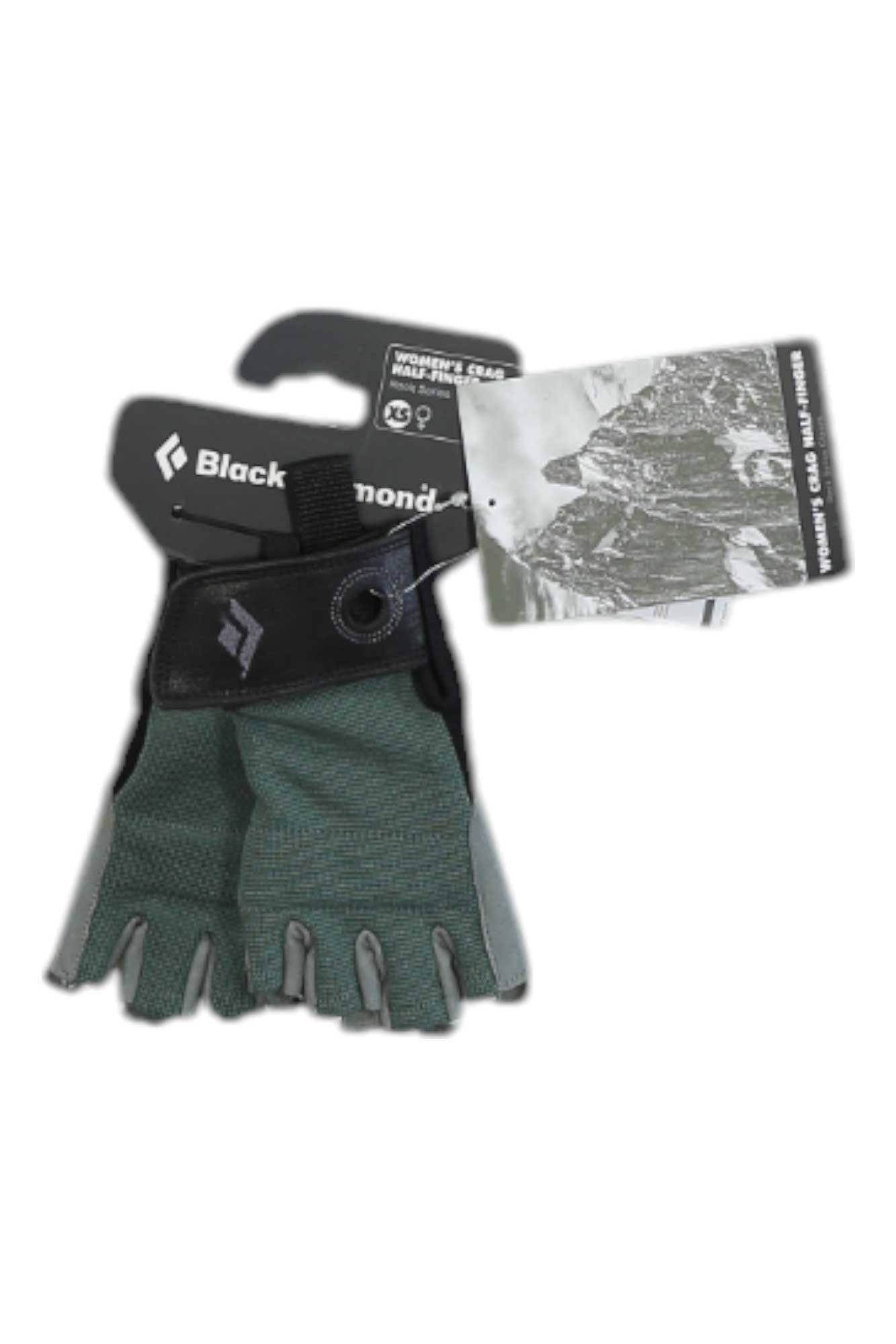 Black Diamond Womens Crag 1/2 Finger Glove Black Diamond