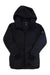The Burton Womens Minxy Full Zip Fleece Jacket in black features ribbed cuffs and is shown flat on a white background.