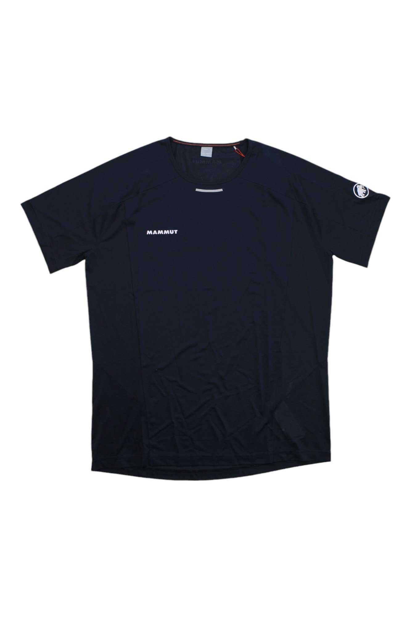 Men's Mammut Aenergy FL performance T-shirt, dark navy, short sleeves