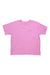 The Marmot Womens Windridge SS Tee is a pink, short sleeve, crew neck shirt for women, made from recycled polyester with the Marmot logo subtly printed on the chest and shown laid flat.
