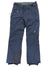 The Women's Link Insulated Pants are dark blue, waterproof, and breathable, featuring zippered pockets, reinforced knees, and adjustable waist tabs—ideal for hiking or skiing.