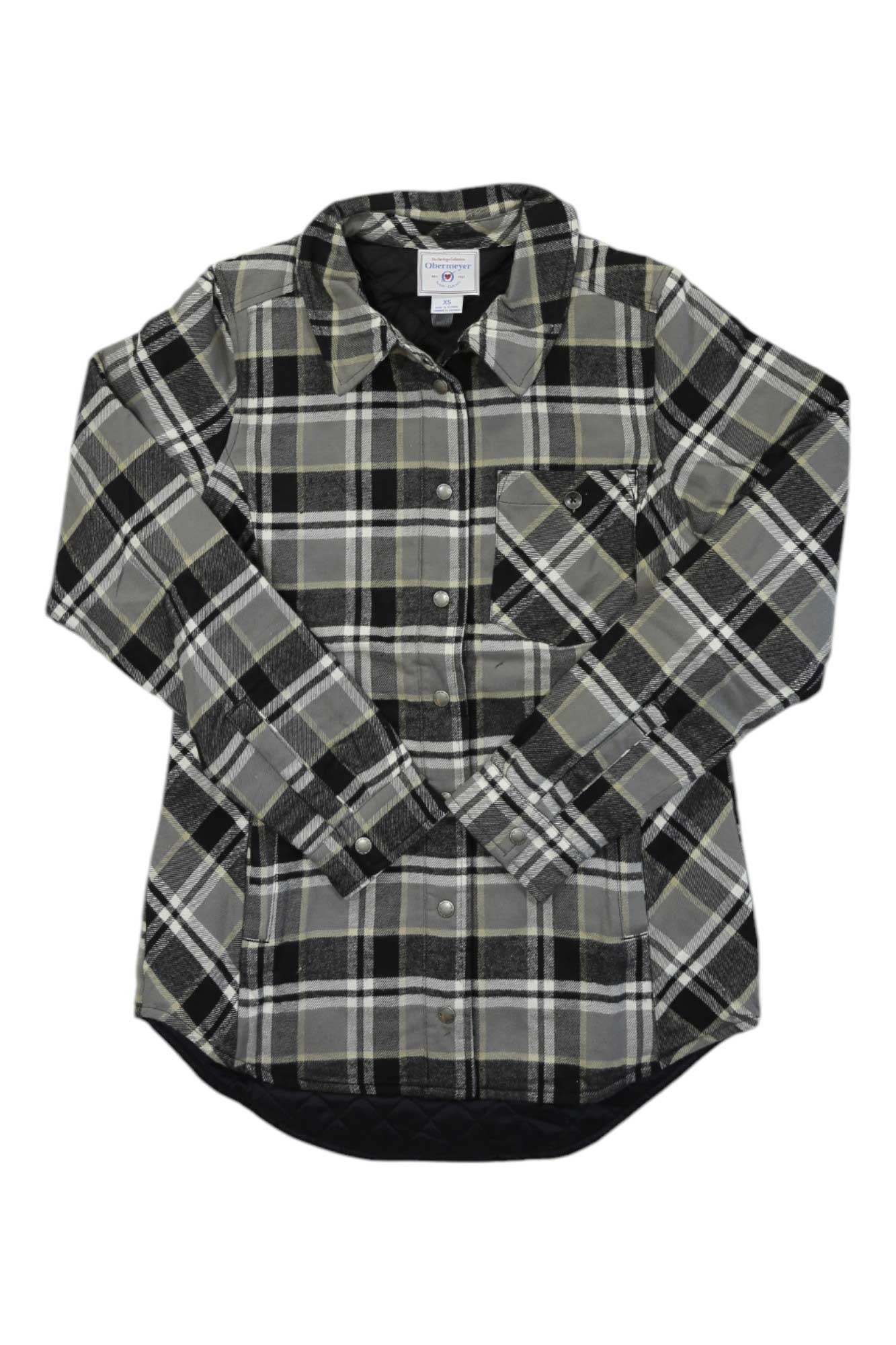 Obermeyer Womens Avery Flannel Jacket Obermeyer