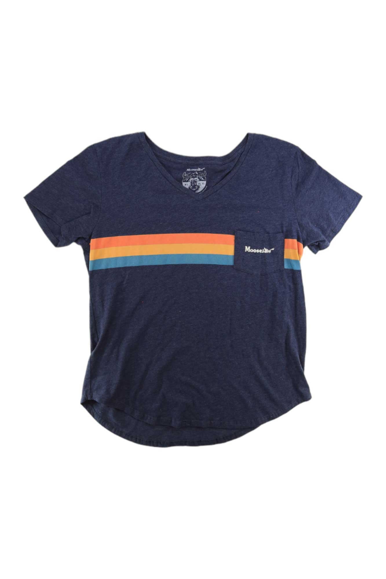 Moosejaw Womens Peak Original Flowy V-Neck SS Pocket Tee Moosejaw