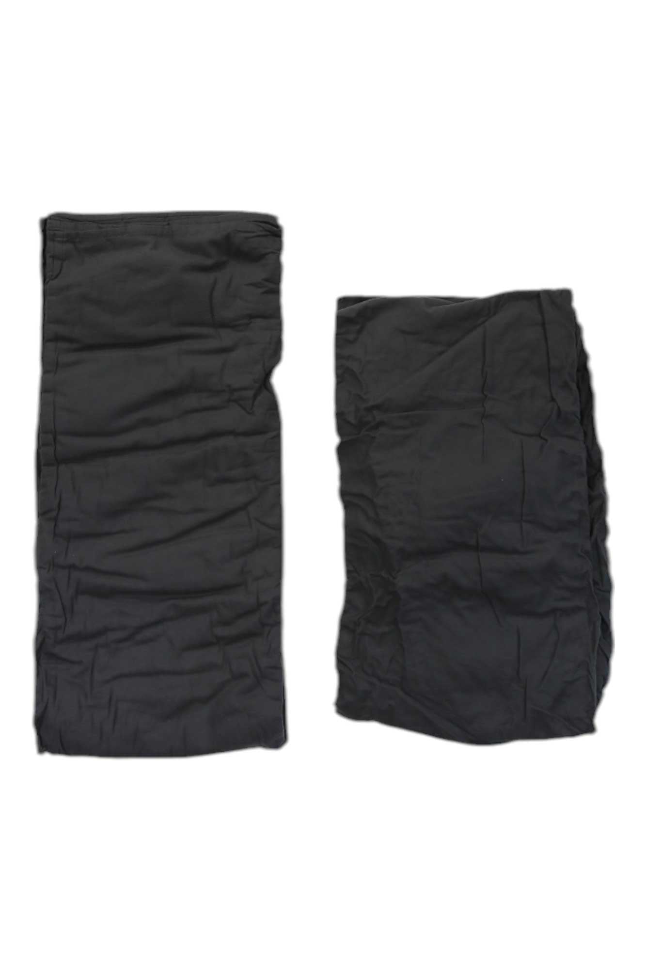 Dark outdoor flannel fabric swatch, folded