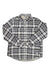 Women’s Campshire shirt in gray plaid with button front and chest flap pockets