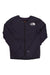 A black, long-sleeve The North Face Women's Flight Ventrix Jacket with a front zipper and chest logo is laid flat on a white background.