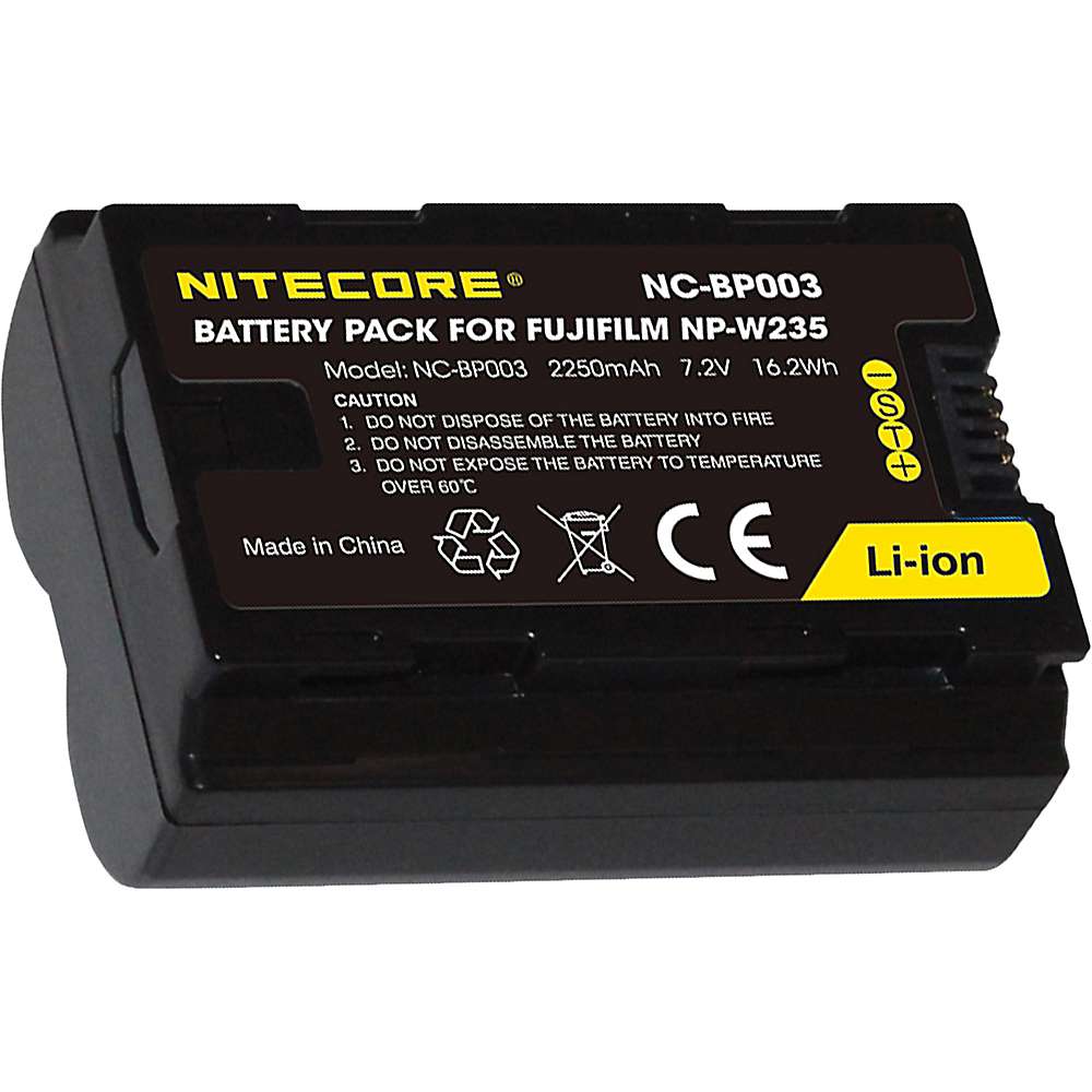 Nitecore NC-BP003 Camera Battery Compatible with Fujifilm NP-W235 NITECORE