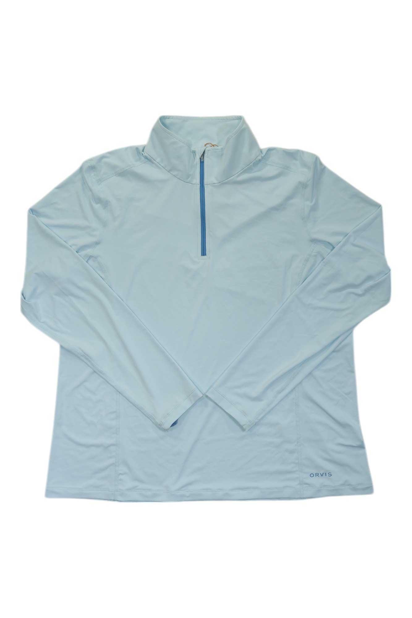 Orvis Womens Sun Defense 1/4 Zip Solid Top Orvis