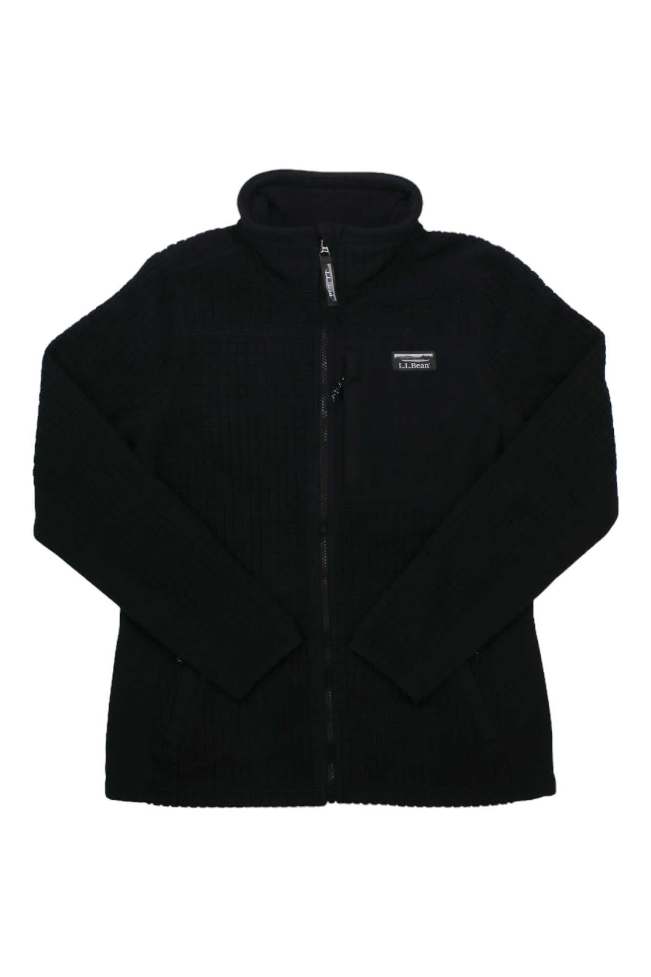 L.L.Bean Womens Windproof Grid Fleece Jacket L.L.Bean