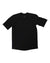 The 7mesh Men's Sight Short Sleeve Shirt, shown in plain black and laid flat on a white background, offers sun protection and moisture-wicking performance—ideal for active days.