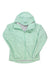A light green Helly Hansen Womens Verglas Micro Shell Jacket with front zipper, long sleeves, and HH logos on the left chest and upper right. The waterproof jacket is displayed flat on a white background.