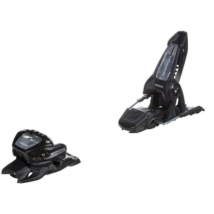 Marker Griffon 13 ID ski binding set, black boot binding with heel and toe assemblies