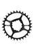 The SRAM X-Sync 2 Eagle Steel Direct Mount Chainring is a black, asymmetric narrow-wide chainring viewed from above on a white background—designed for direct mount compatibility with SRAM Eagle setups.