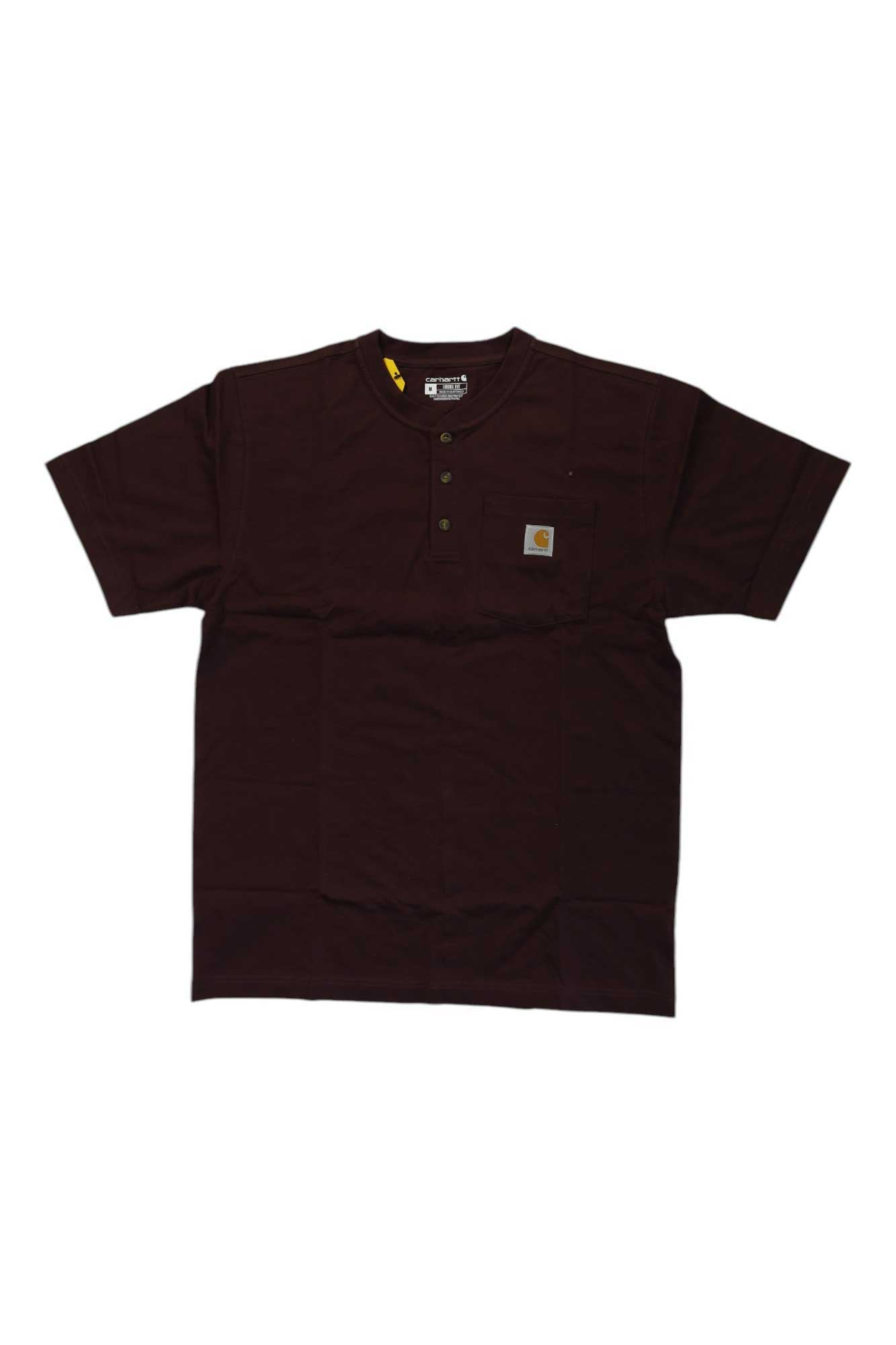 Carhartt Mens Workwear Pocket SS Henley Top Carhartt