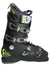 Rossignol ski boot, black with yellow graphic, lower dial and metal buckles