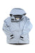 Women's light blue Hurricane jacket with hood, zip front, and elastic cuffs