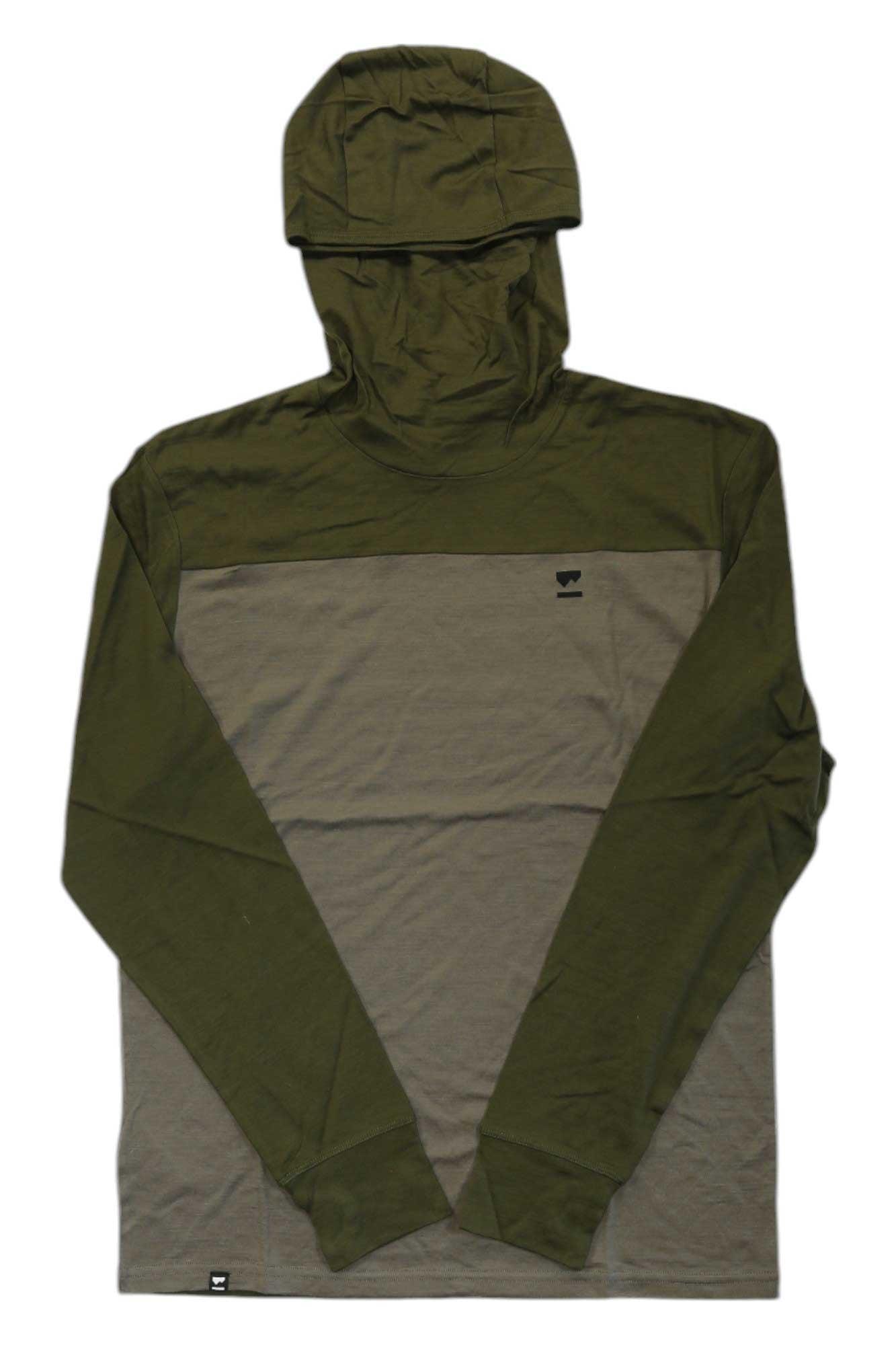 Mons Royale Mens Yotei Powder LS Hood Top Mons Royale