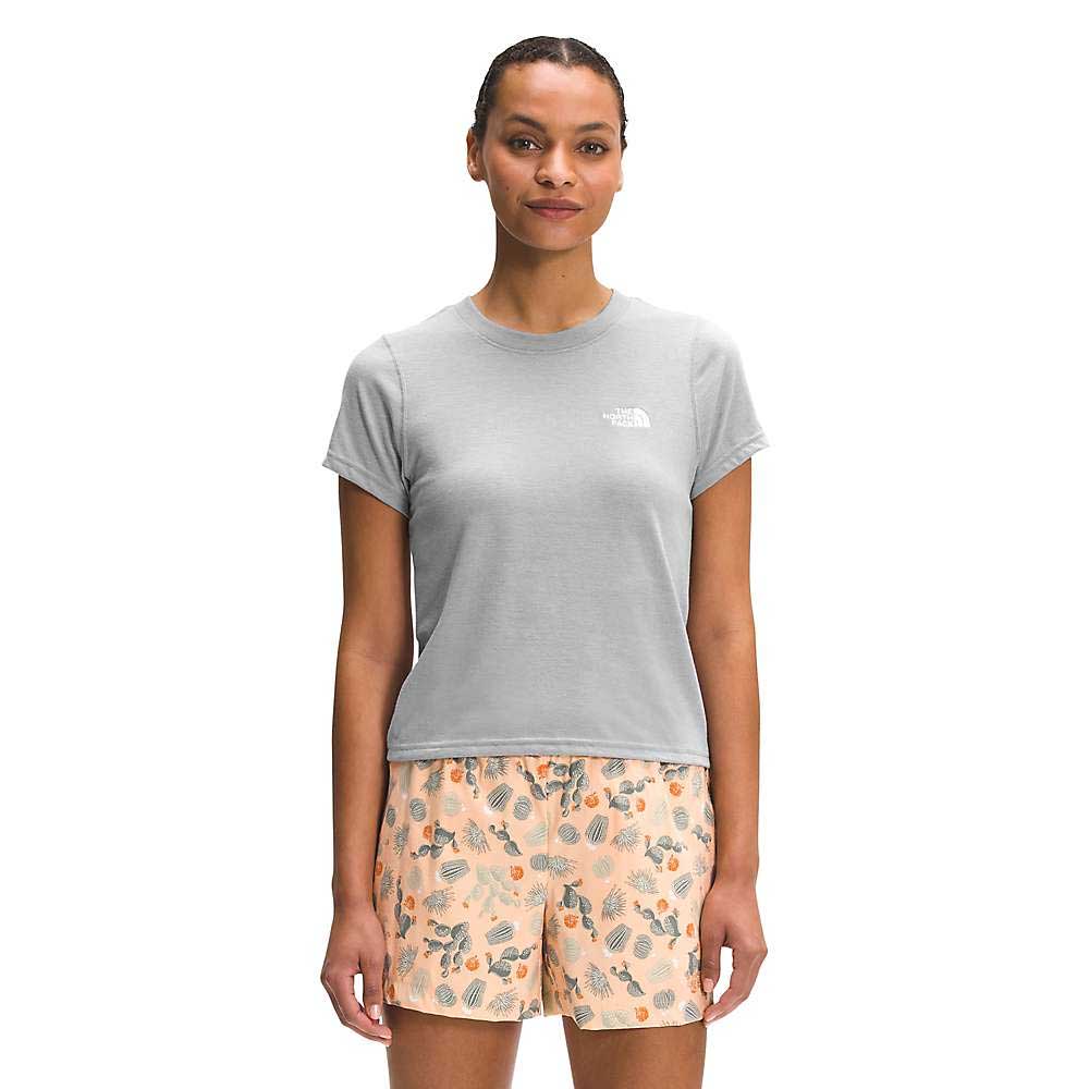 The North Face Womens Simple Logo Tri-Blend SS Tee The North Face