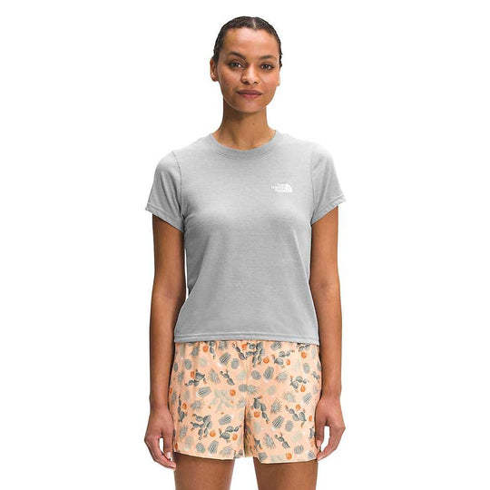 The North Face Womens Simple Logo Tri-Blend SS Tee The North Face