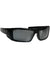 Oakley Gascan polarized sunglasses, matte black frame, dark gray lenses