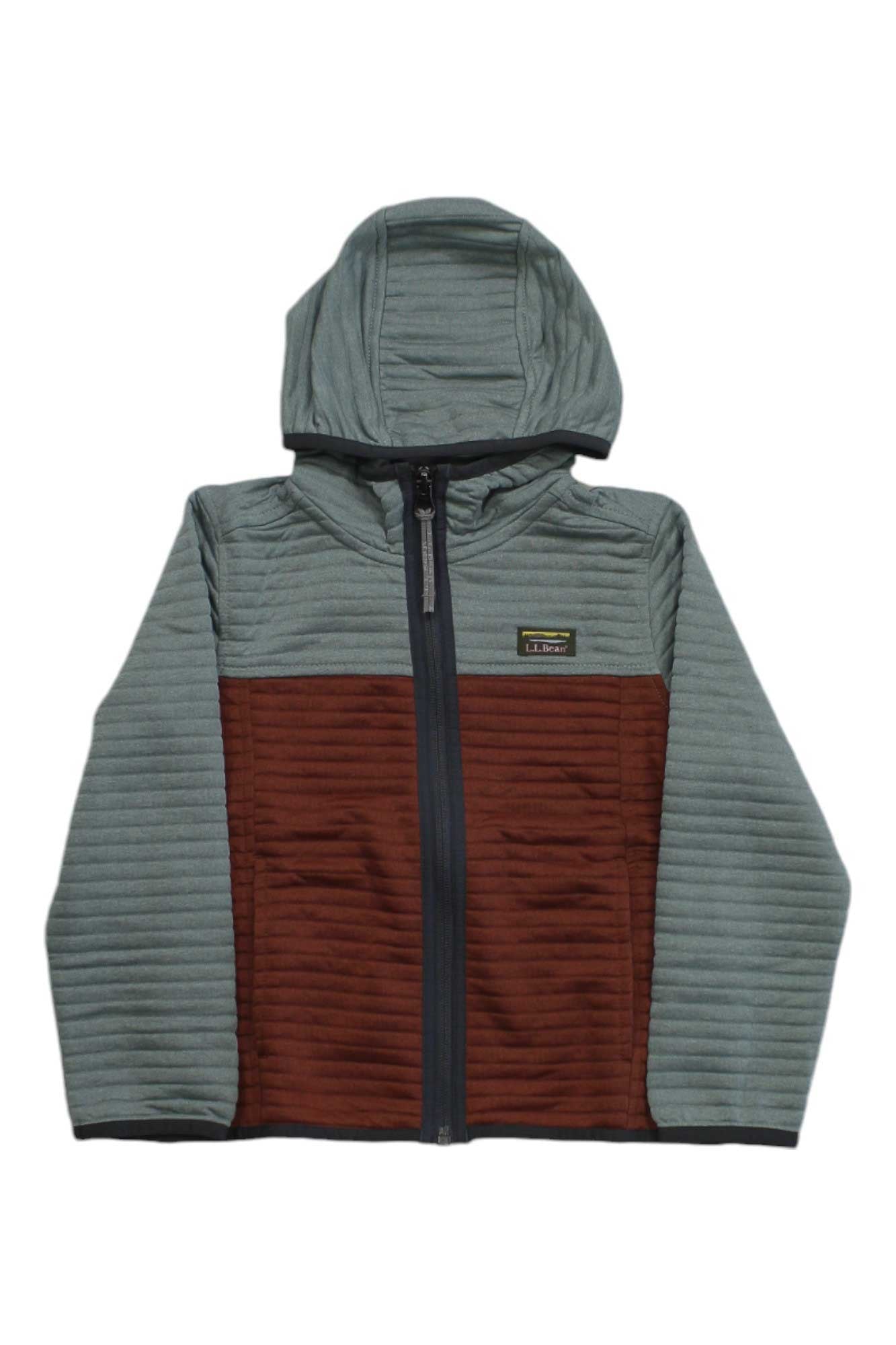 L.L.Bean Little Kids Airlight Full Zip Colorblock Hoodie