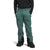 Mens hiking pants, dark teal with cargo-style zip pockets and belt loops