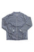The Kari Traa Women's Sigrun Jacket is a light gray, long-sleeve fitness jacket with a front zipper, ribbed collar, cuffs, and hem, and two angled side pockets with white trim, displayed flat on a white background.