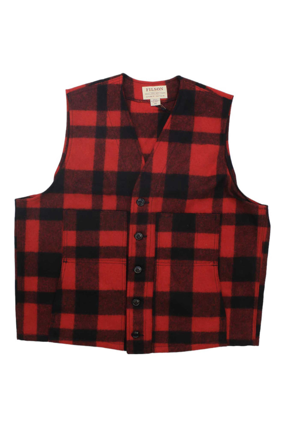 Filson Mens Mackinaw Wool Vest