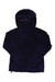 The Burton Womens Lynx Pullover is a dark navy blue, long-sleeve hooded fleece with a face covering and soft, plush texture—ideal for cozy comfort on mountaineering adventures.