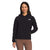 Women's Mountain sweatshirt pullover hoodie, black with The North Face logo on chest