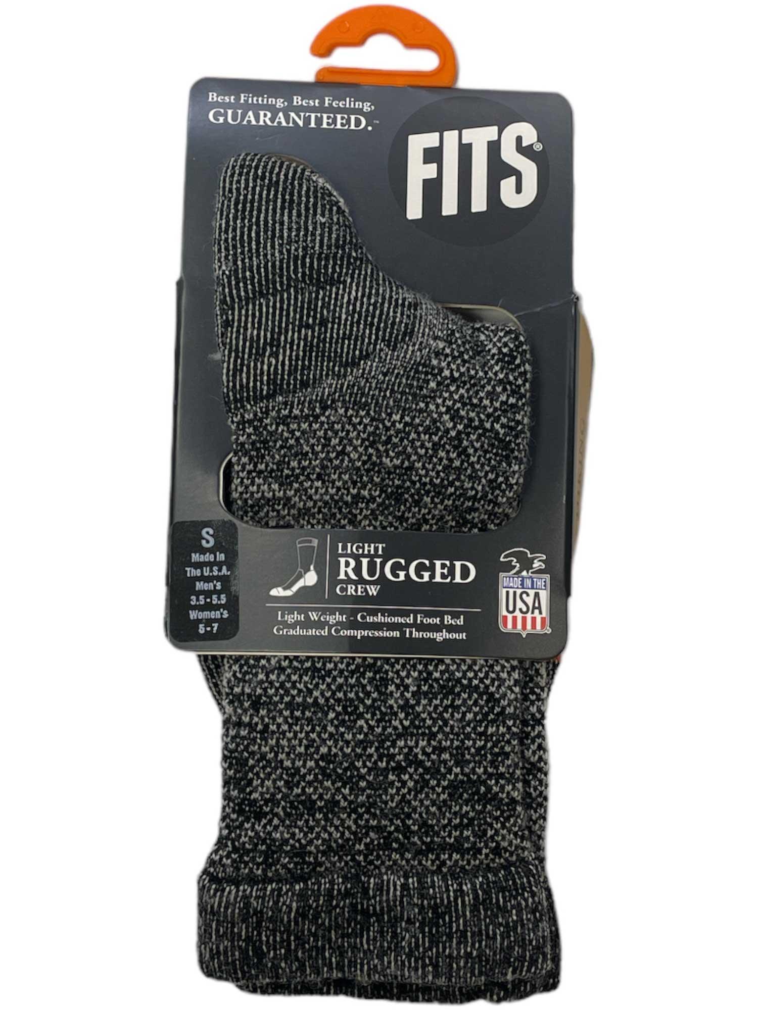 Fits Light Rugged Crew Sock Fits Socks