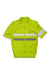 The Rapha Brevet Lightweight Jersey is a bright yellow cycling jersey featuring a front zipper, reflective chest and sleeve stripes, and the Rapha logo on the upper left chest—an essential piece for technical rides.