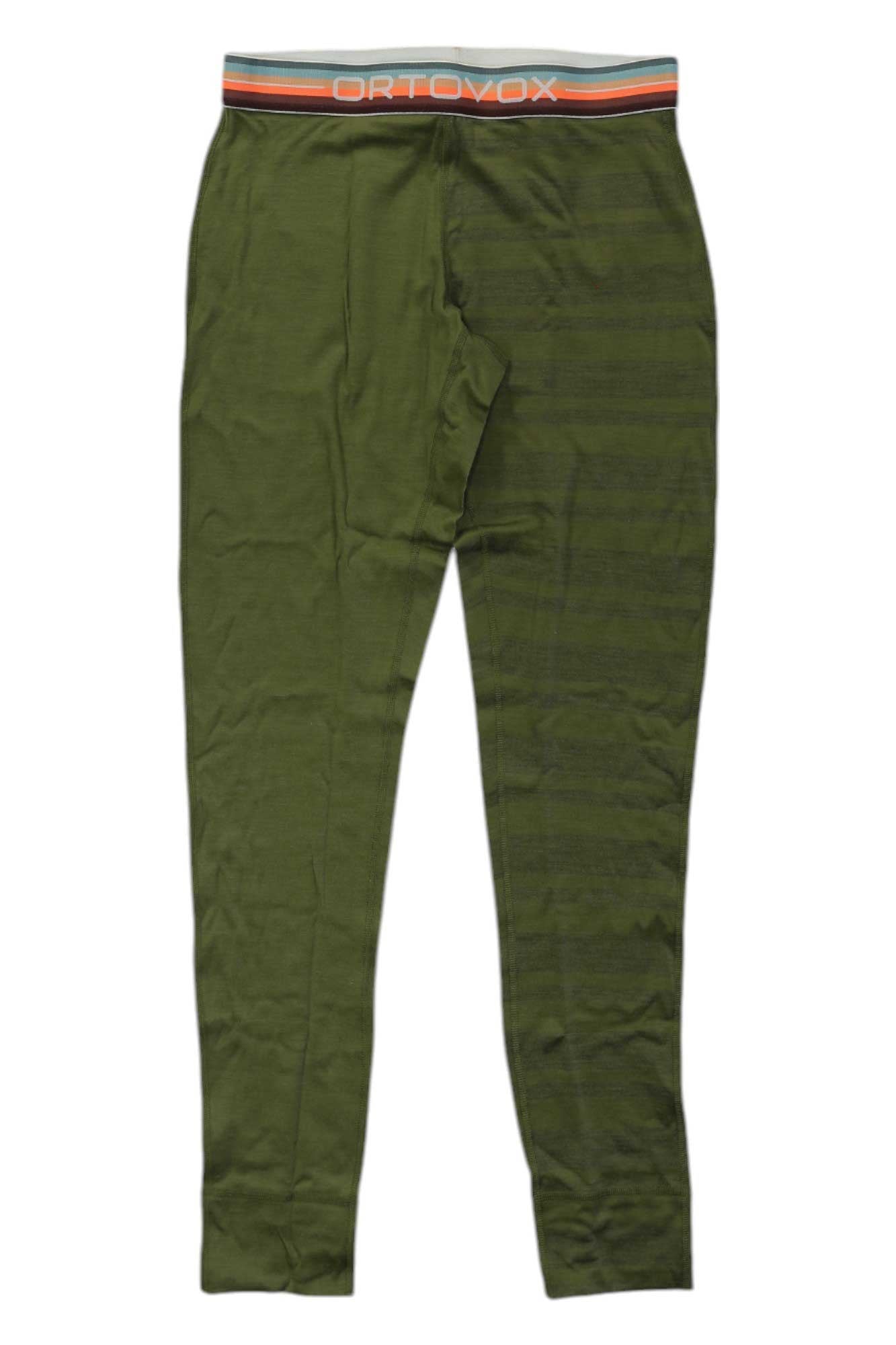 Women's long pants in deep green with Ortovox waistband