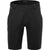 The Giro Men's Arc Mid 11 Inch Short is a black, knee-length polyester short for men, with front pockets, belt loops, button waist closure, and zip fly. Slightly stretchy and water-resistant, ideal for outdoor or athletic use.