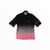 The Rapha Mens Super Lightweight Jersey is a short-sleeve cycling top with a black-to-pink gradient, front zipper, pink Rapha logo on the chest, and pink accents inside the sleeves and collar.