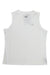 The Womens Wander Boxy Tank is a plain white athletic top with a small North Face logo on the upper left chest, shown laid flat on a white background. This moisture-wicking tank is designed for comfort and performance.