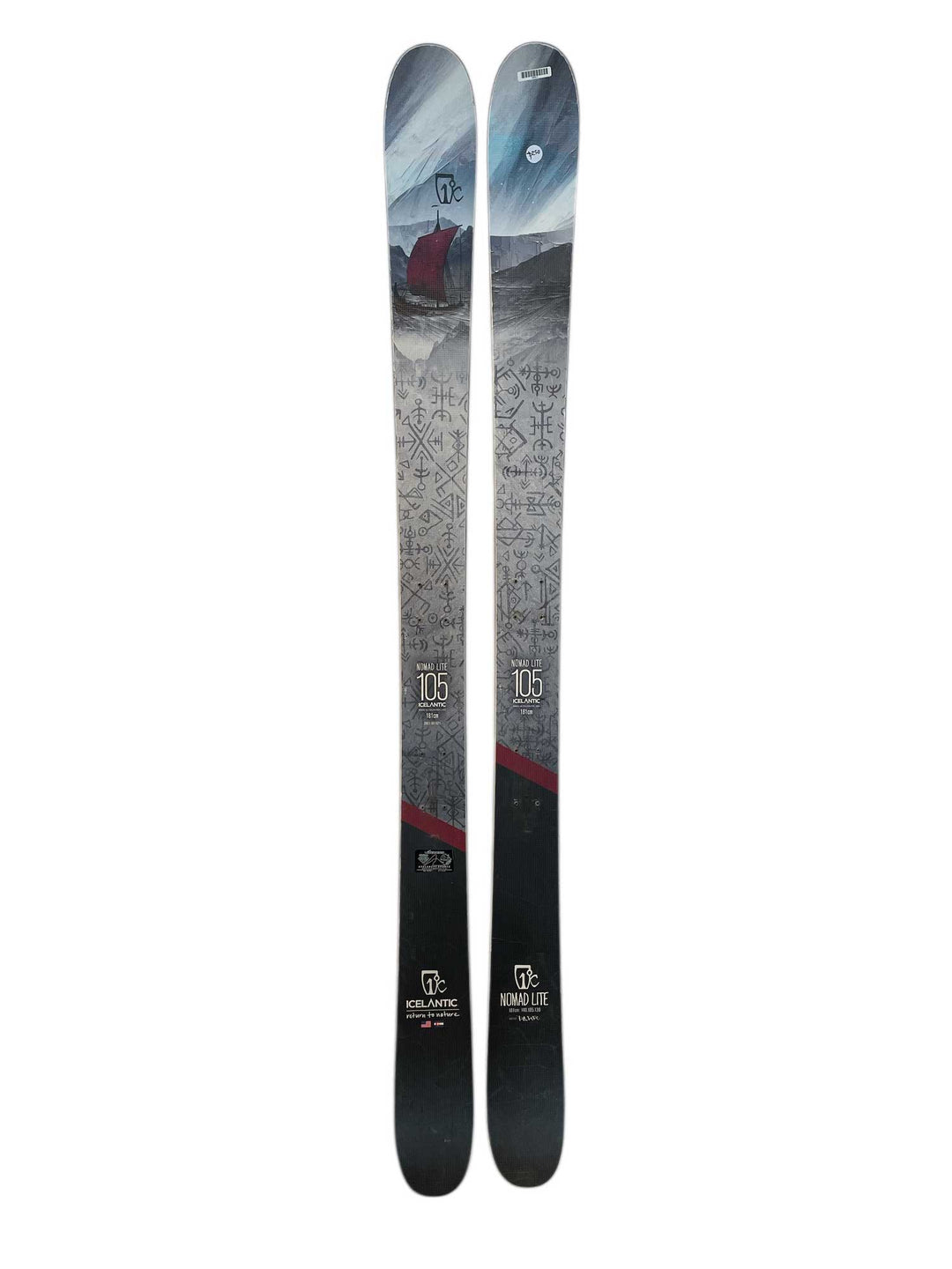 Icelantic Nomad Lite 105 - 2021 - Mounted 1x Icelantic