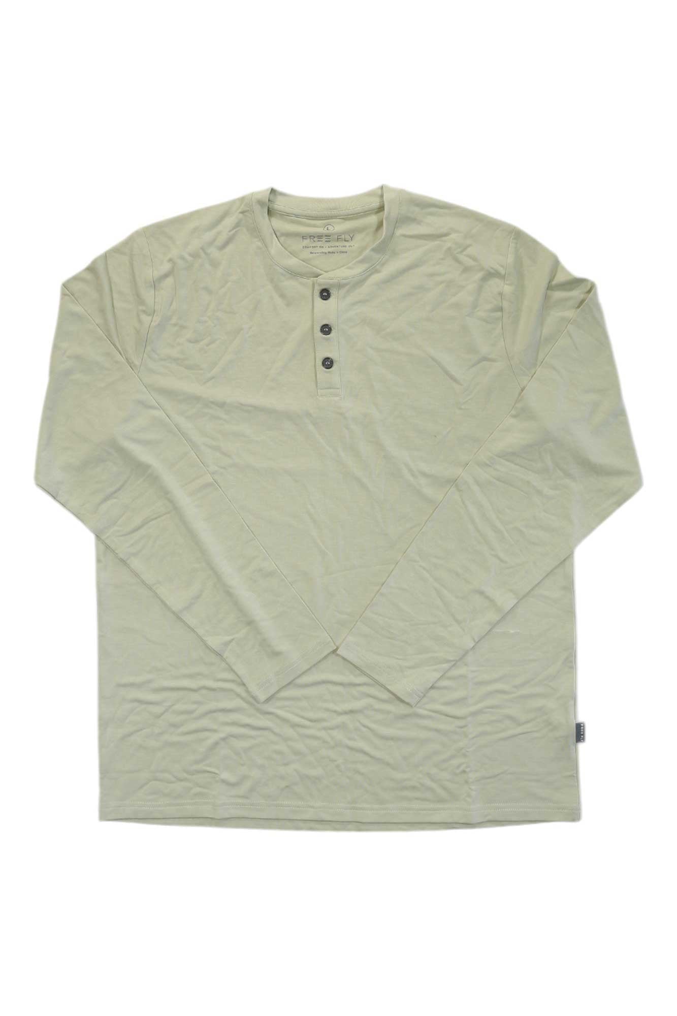 Free Fly Mens Bamboo Flex LS Henley Free Fly