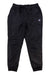 Men's insulated snow pants, dark black with quilted panels and small side logo