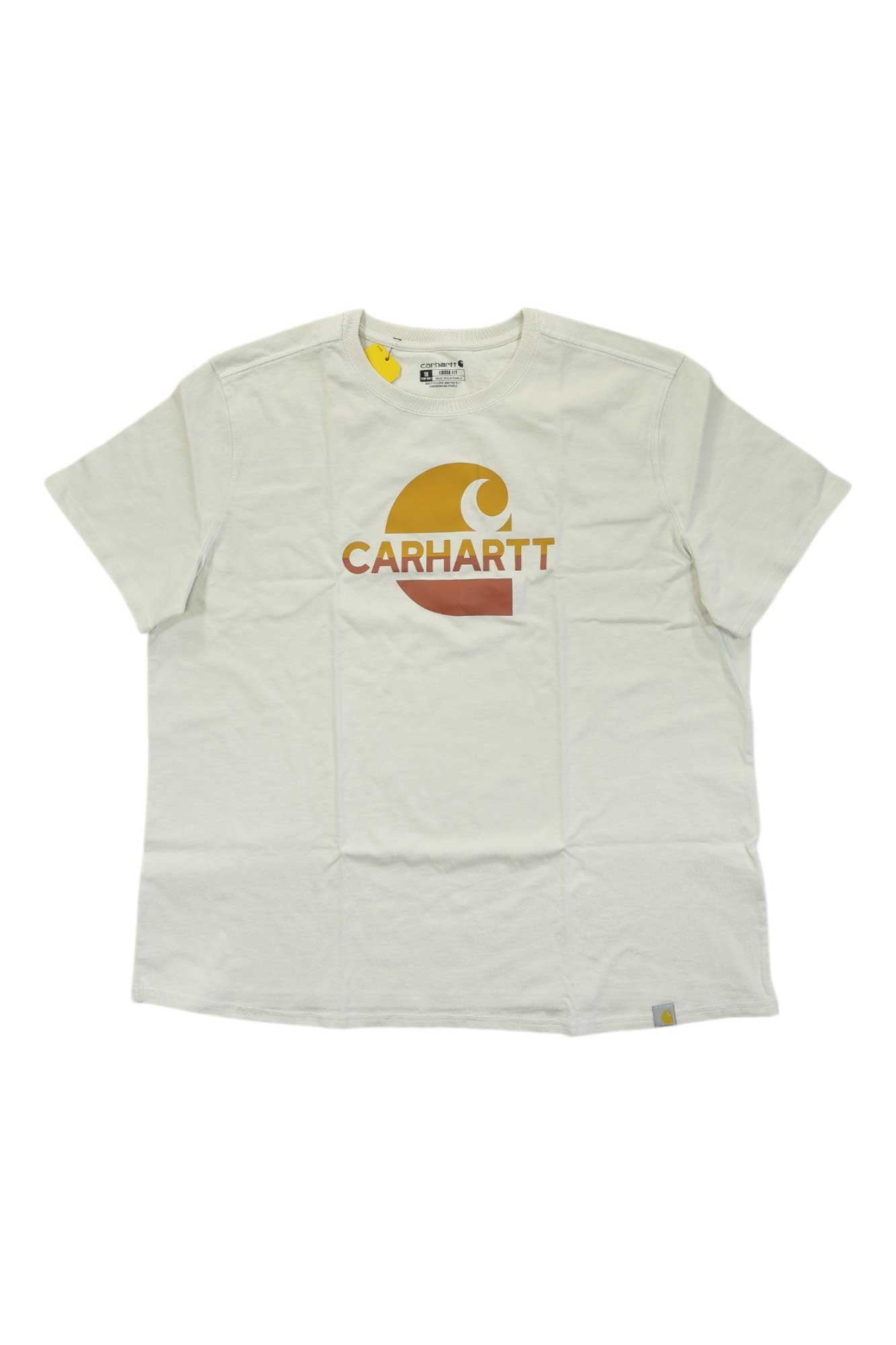 Carhartt Womens Loose Fit Heavyweight Faded C Graphic SS T-Shirt Carhartt