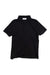 The Icebreaker Men's Tech Lite II SS Polo is a plain black merino wool shirt with a collar and three buttons, shown laid flat on a white background. This breathable polo combines comfort and style for everyday wear.