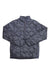 The Big Agnes Men's Danvers Pullover is an ultralight, dark gray insulated pullover with a half-zip front, long sleeves, stand-up collar, subtle stitched design, and a small round patch logo on the left sleeve.