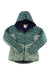 The Mammut Womens Broad Peak IN Hooded Jacket is a green, quilted, hooded down jacket with a front zipper, long sleeves, and a small left-chest logo. It's insulated and lightweight—ideal for extra warmth.