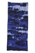 The Buff Original Multifunctional Headwear is a rectangular blue and white tie-dye neck gaiter made with moisture-wicking fabric, featuring a small Buff logo in the lower corner.