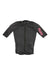 The Pro Team Aero Jersey II is a black, short-sleeve cycling jersey featuring a front zipper and pink RAPHA lettering on the left sleeve.