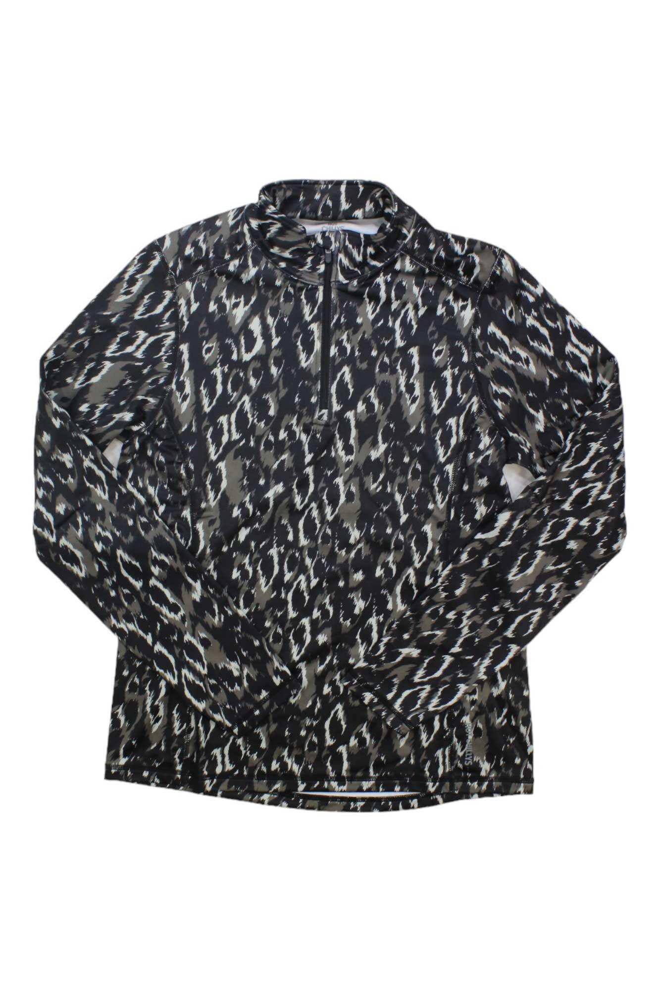 Hot Chillys Women's Micro-Elite Chamois Printed Zip T Hot Chillys