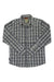 Simms long-sleeve plaid button-up shirt, light blue-gray check