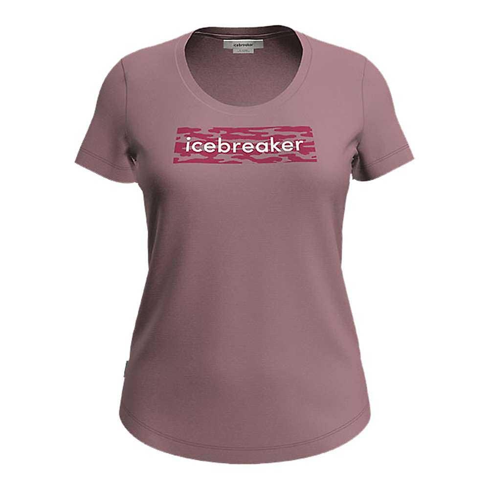 Icebreaker Womens Merino 150 Tech Lite II Logo Camo SS Tee Icebreaker