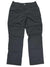 The Women's Paramount II Convertible Pants in dark gray nylon feature stretch fabric, front button and zip closure, side pockets, and two thigh flap pockets. Quick-drying pants are shown laid flat on a white background.